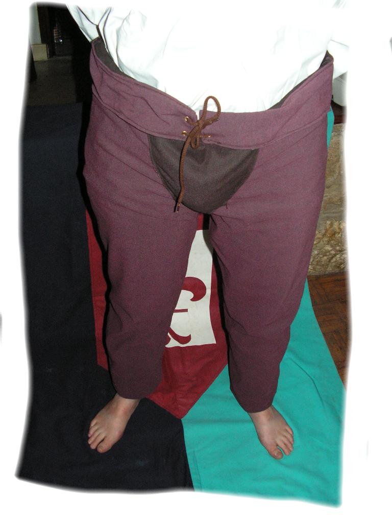 braie pantalon médiéval