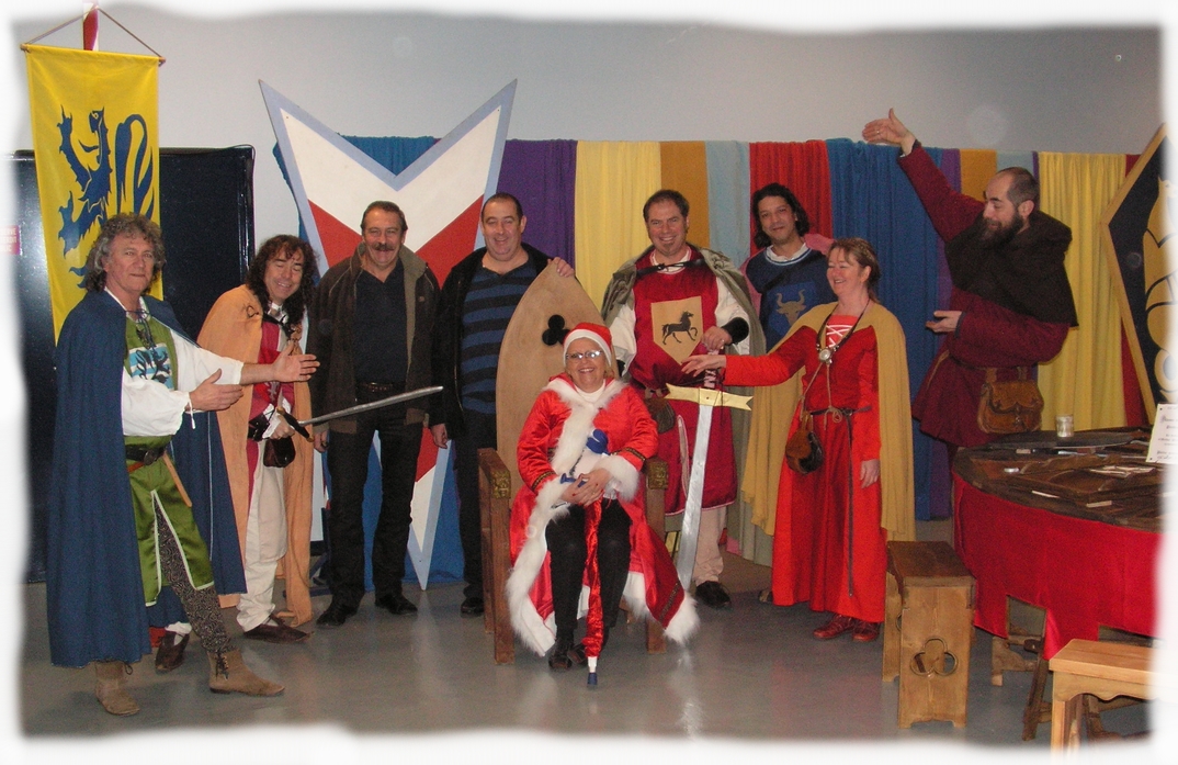 troupe d'animation de marché de noel
