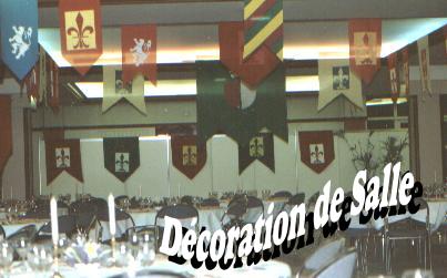 décoration banquet médiéval