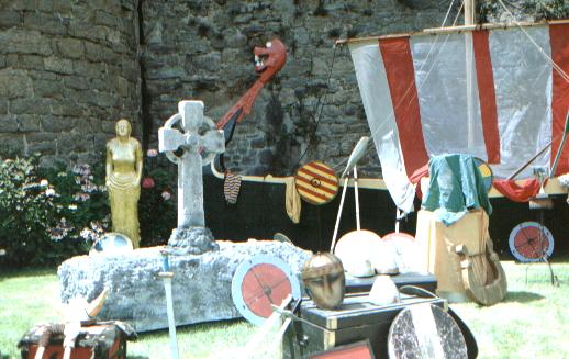 Drakkar et décoration viking